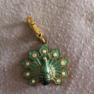 Bracelet charm peacock